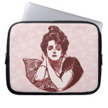 Victorian Woman Laptop Sleeve