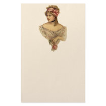 Victorian Woman Stationery
