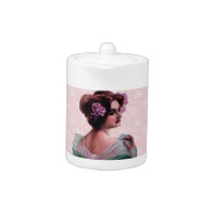 Victorian Woman teapot