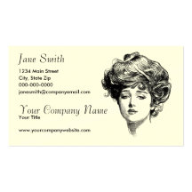 Victorian Women Business Cards