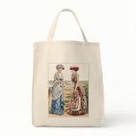 Victorian Women on the Beach Vintage Tote Bag bags