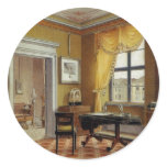 Victorian Yellow room with window stickers