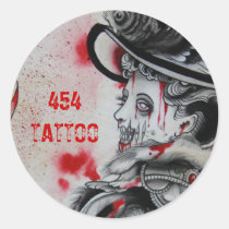 "Victorian Zombie 2" stickers