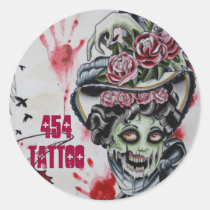 "Victorian Zombie" stickers