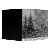 Victorious Bombardment of Vera Cruz Vinyl Binders