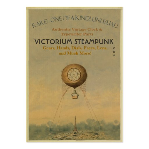 Victorium Steampunk Business Card Template