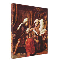 Victors in January - Jacob blesses Josephs sons Canvas Print
