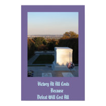 Victory At All Costs Poster posters
