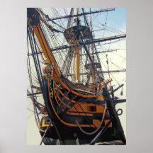 Victory:  Bow Port Quarter Print