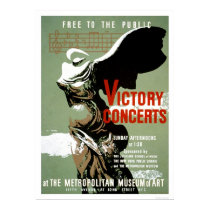 Victory Concert Met NYC 1938 WPA posters