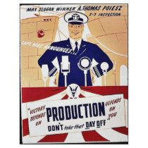 Victory Depends On Production flyers