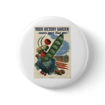 Victory garden poster, World War 2 1945 Pins