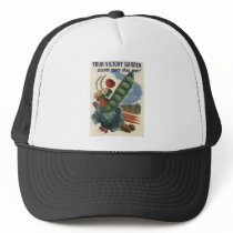 Victory garden poster, World War 2 1945 Mesh Hat