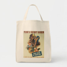Victory Garden World War 2 Canvas Bag