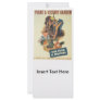 Victory Garden World War 2 Customized Rack Card