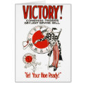 Victory! Get Your Hoe Ready - Daylight Savings cards