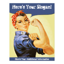 Victory Girl Rosie Riveter Custom Poster posters by outpost54 Victory Girl Rosie Riveter Custom Poster posters