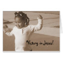 Victory in Jesus! cards