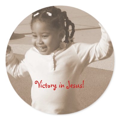 Victory in Jesus! Sticker by SimplyPut
