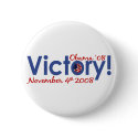 Victory Obama Wins 2008 buttons by worldsfair Victory Obama Wins 2008 buttons