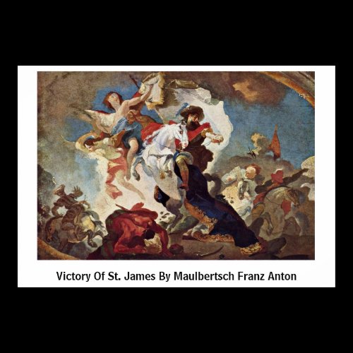 Victory Of St. James By Maulbertsch Franz Anton Print