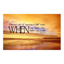 Victory of Success Motivational  Print