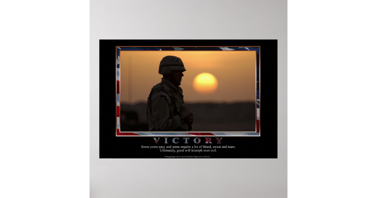 victory is a state of mind poster