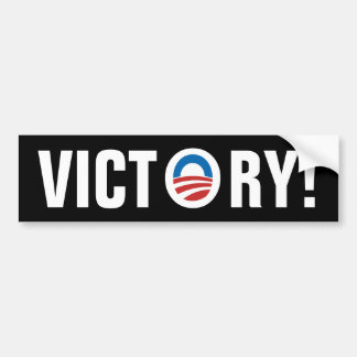Obama Victory Bumper Stickers - Car Stickers | Zazzle