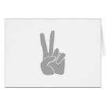 Victory sign cards