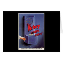 Victory Starts Here Greeting Cards