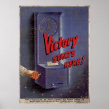 Victory Starts Here Posters