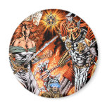 Victory Through Intelligence by Al Rio Refrigerator Magnets