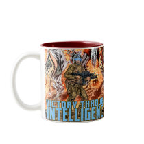Victory Through Intelligence by Al Rio Coffee Mug
