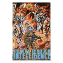 Victory Through Intelligence by Al Rio Custom Stationery
