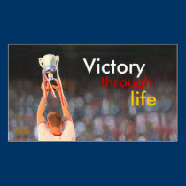 Victory through life business cards