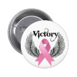 Victory Wings Breast Cancer Pins