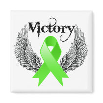 Victory Wings Lymphoma Refrigerator Magnets