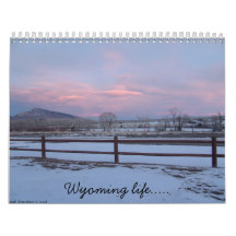Vida de Wyoming… Calendarios De Pared