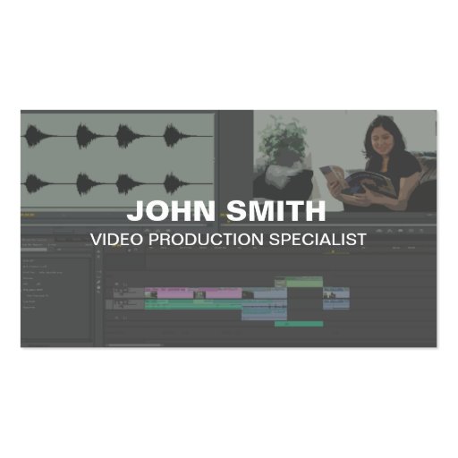 Video Editor Business Cards
