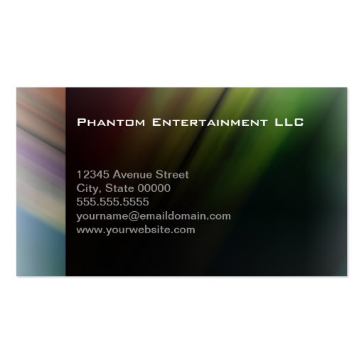 Video Film Editor Cutter Director Business Card Template (back side)