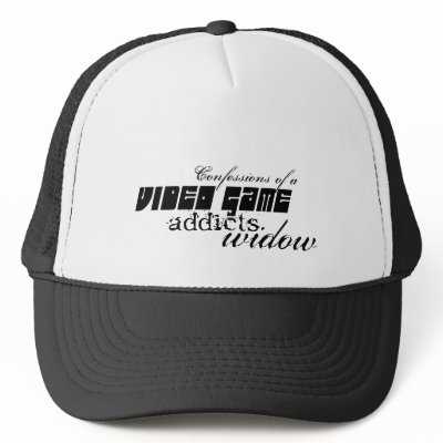video game addicts widow hat by Just2Cute