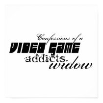 video game addicts widow posters