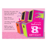 Video Game Birthday Party Invitations