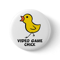 Video Game Button by chicktshirts8 Video Game Button