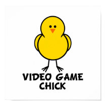 Video Game Chick posters by chicktshirts8 Video Game Chick posters