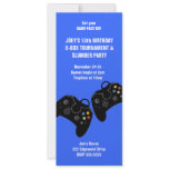 Video Game Controller Birthday Invitation 9 x 4