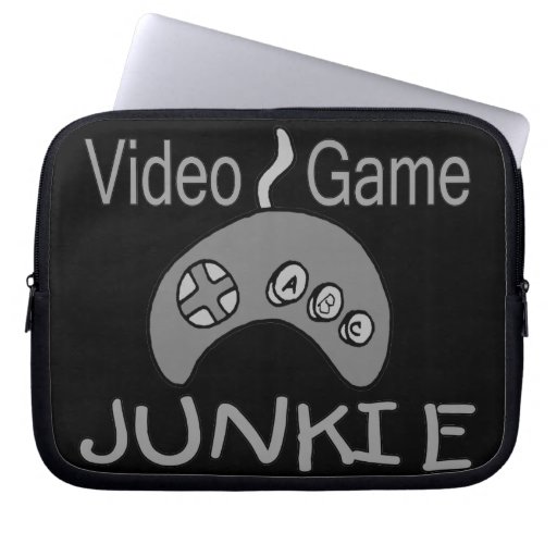 Video Game Junkie Computer Sleeves Zazzle