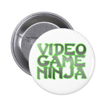 VIDEO GAME NINJA (green) Buttons