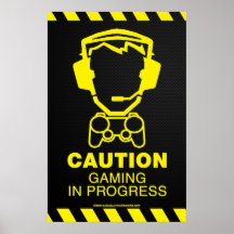 Video Game Poster - Gaming In Progress