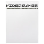 Video Games: Improving Hand Eye Coordination Letterhead Template